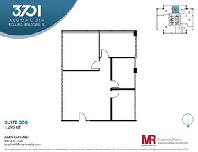 3701 Algonquin Rd, Rolling Meadows, IL à louer Plan d’étage– Image 1 sur 1