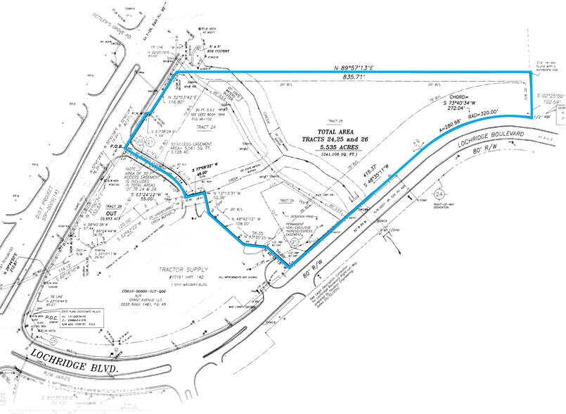 10180 John R Williams Hwy, Covington, GA à vendre - Plan cadastral – Image 2 sur 2
