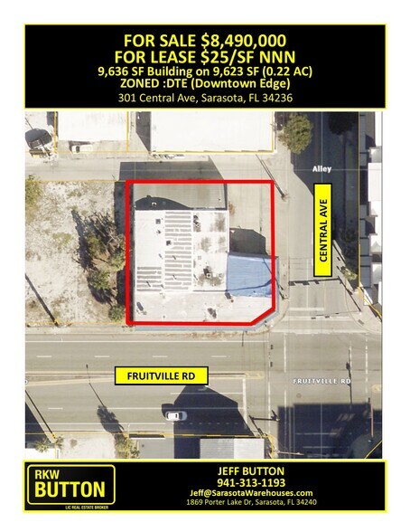 301 Central Ave, Sarasota, FL à louer - Photo de l’immeuble – Image 2 sur 6