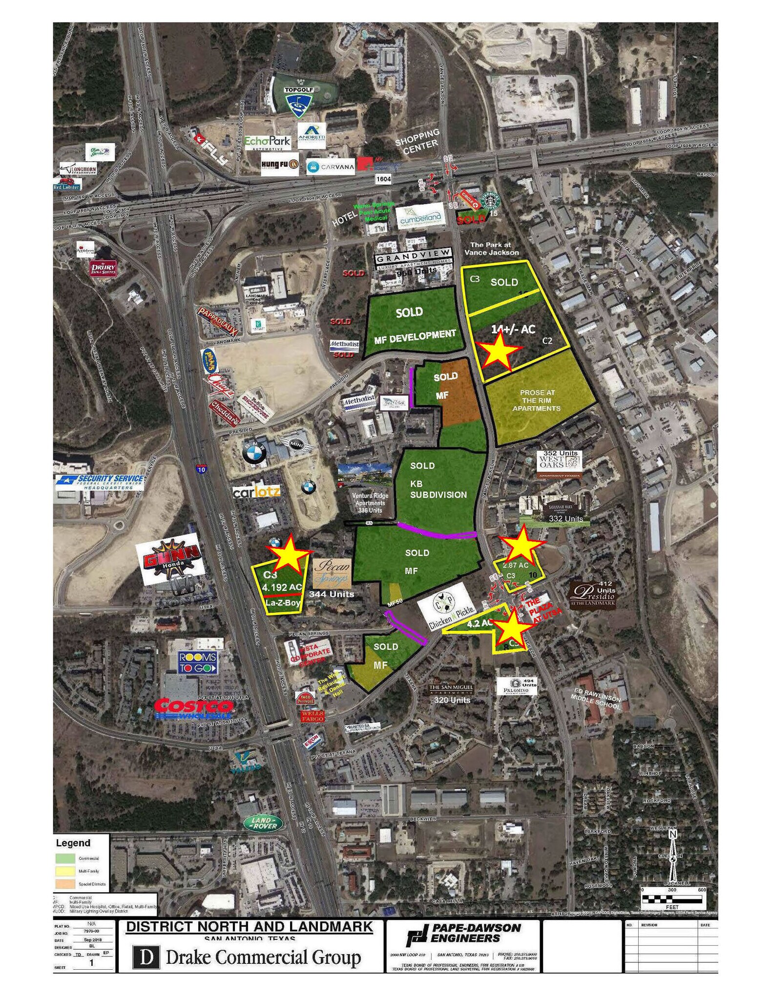 14103 Vance Jackson Rd, San Antonio, TX à vendre Plan de site– Image 1 sur 3