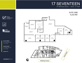 1717 McKinney Ave, Dallas, TX à louer Plan d’étage– Image 1 sur 1