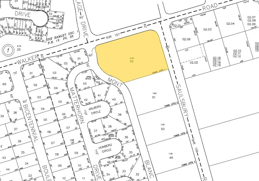 101 Mont Blanc Blvd, Dover, DE à louer - Plan cadastral – Image 1 sur 7