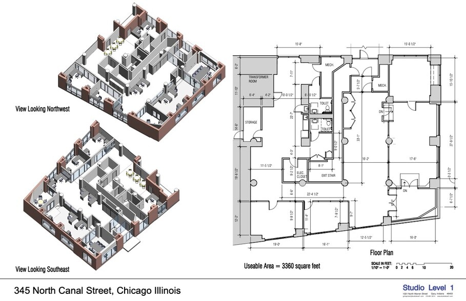 345 N Canal St, Chicago, IL à louer - Plan d’étage – Image 2 sur 15