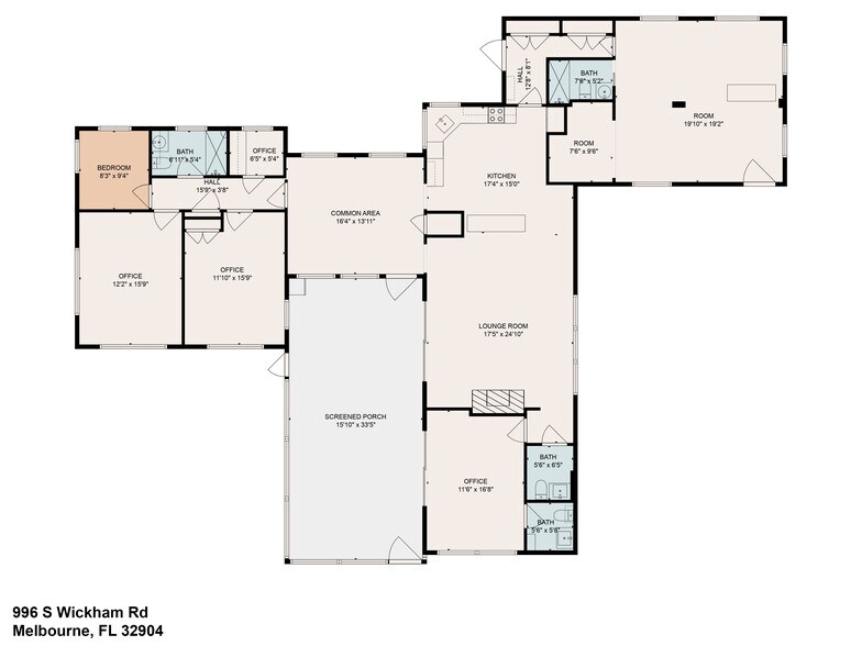 996 S Wickham Rd, West Melbourne, FL à vendre - Plan d’étage – Image 2 sur 55