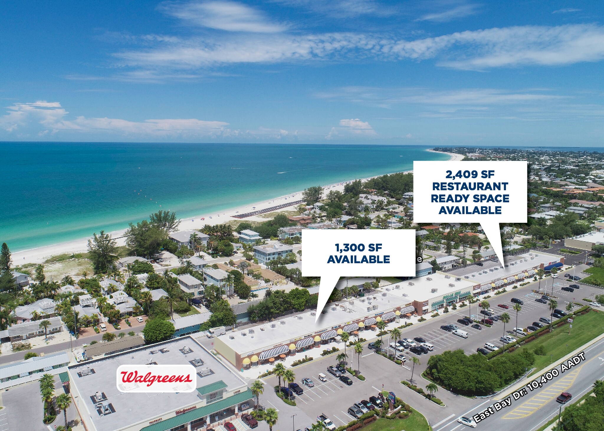 3200-3352 E Bay Dr, Holmes Beach, FL à louer Photo de l’immeuble– Image 1 sur 6