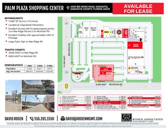 Plus de détails pour 4400 Bee Ridge Rd, Sarasota, FL - Local commercial à louer