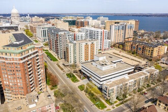 345 W Washington Ave, Madison, WI - Vue aérienne vue de carte