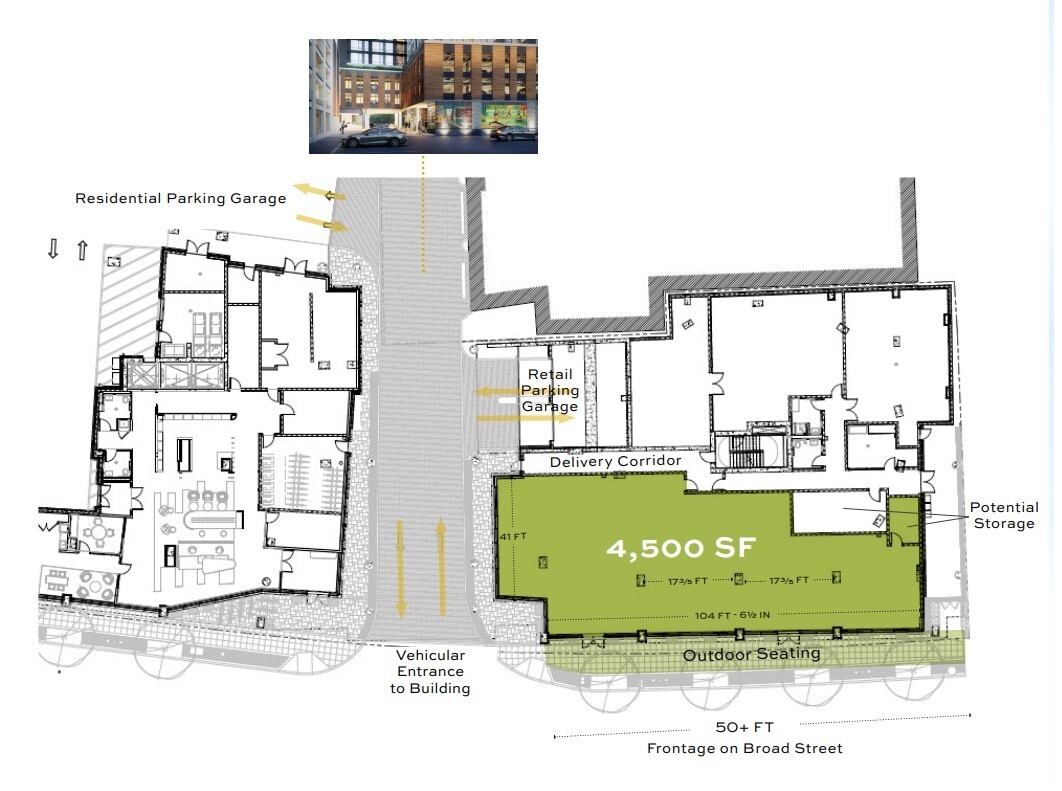 130 Broad St, Stamford, CT à louer Plan de site– Image 1 sur 1