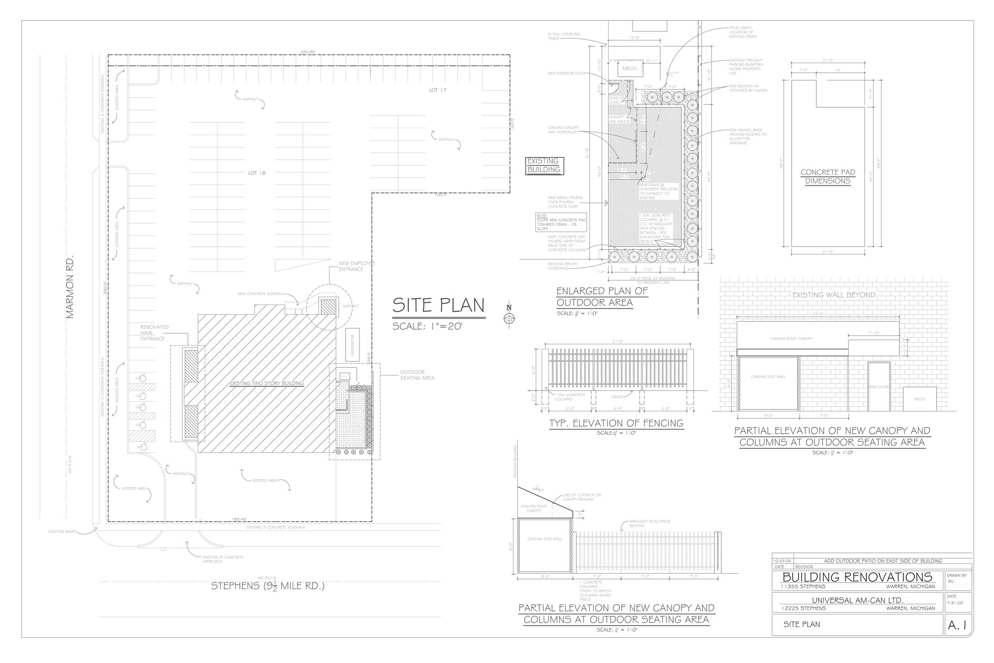 11355 Stephens Rd, Warren, MI à louer Plan de site– Image 1 sur 1