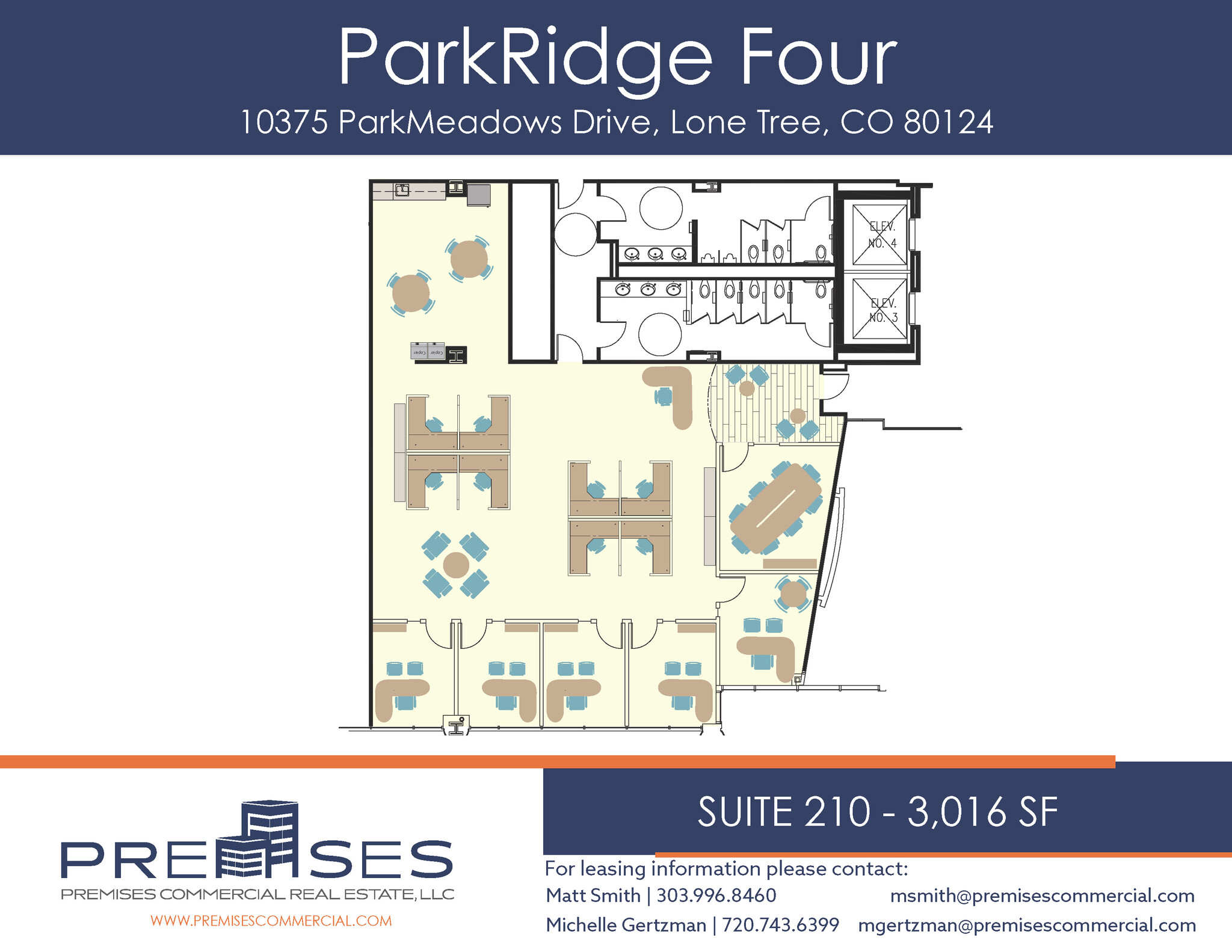 10375 Park Meadows Dr, Lone Tree, CO à louer Plan d’étage– Image 1 sur 2