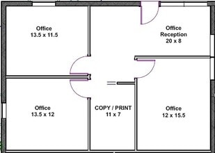 1480 E Bethany Home Rd, Phoenix, AZ à louer Plan d’étage– Image 1 sur 1