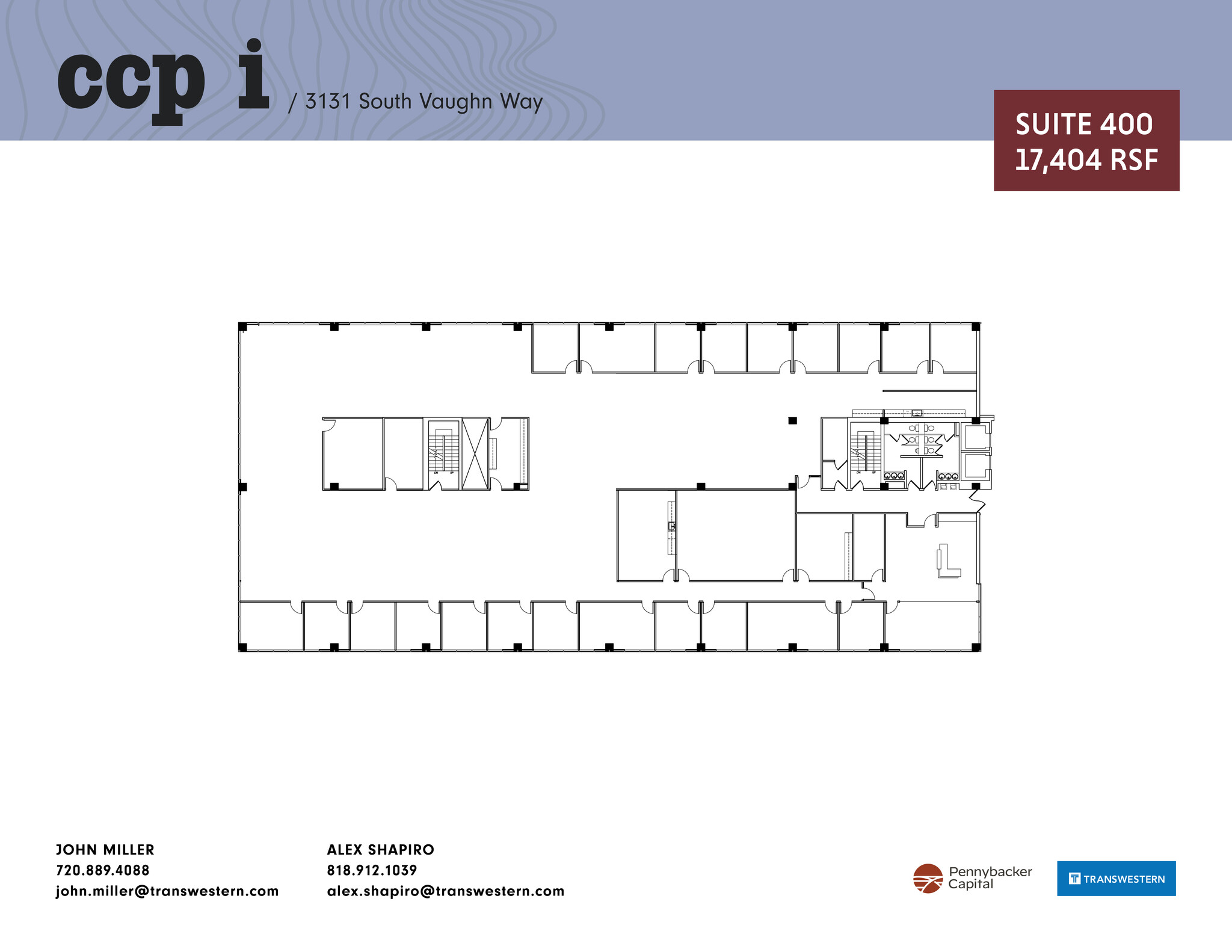 3131 S Vaughn Way, Aurora, CO à louer Plan d’étage– Image 1 sur 2