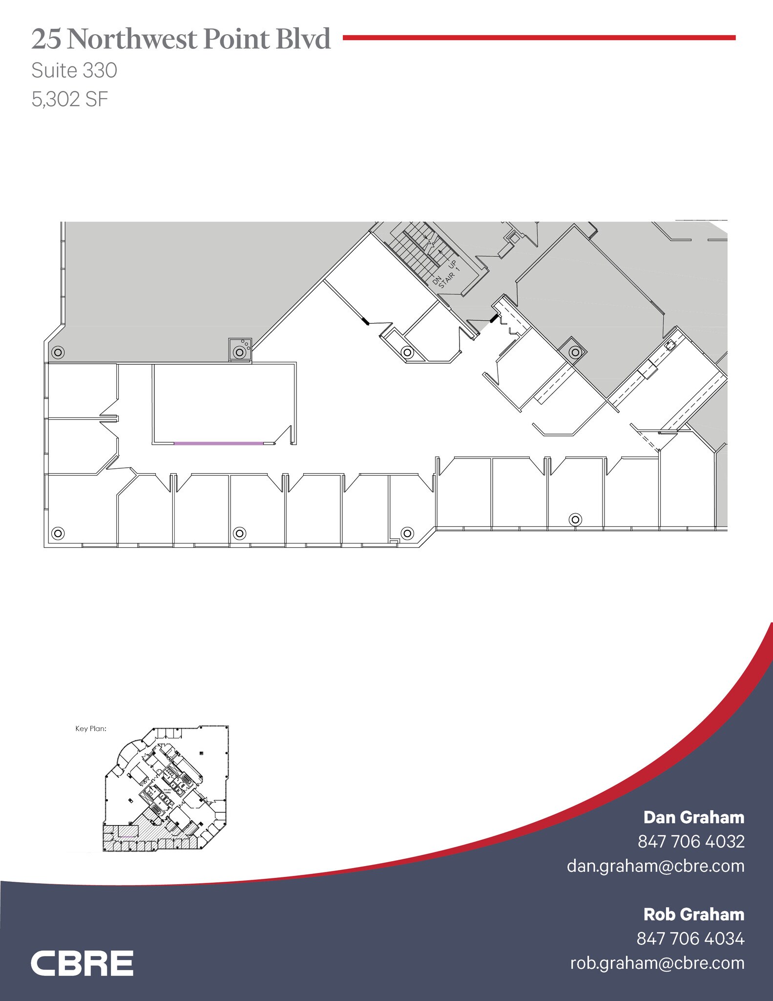 25 NW Point Blvd, Elk Grove Village, IL à louer Plan d’étage– Image 1 sur 1
