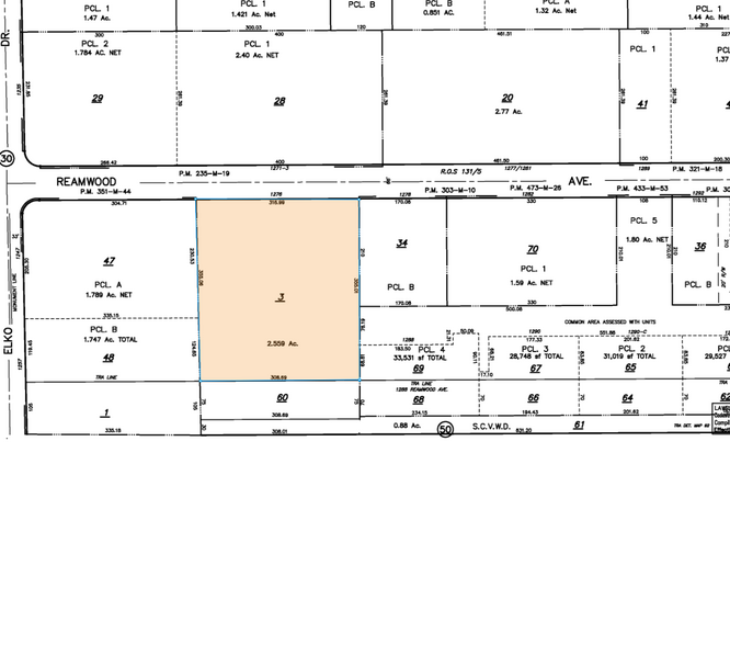 1276 Reamwood Ave, Sunnyvale, CA à vendre - Plan cadastral – Image 2 sur 2