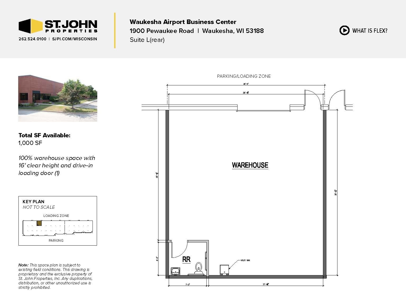 2000 Pewaukee Rd, Waukesha, WI à louer Plan d’étage– Image 1 sur 2