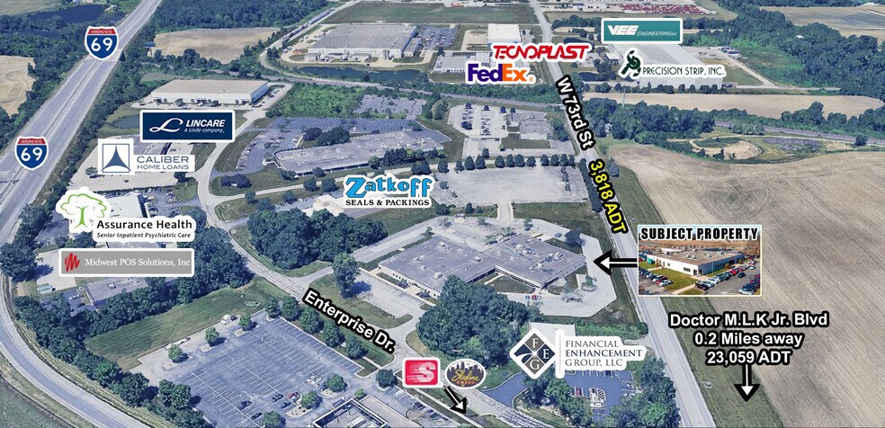 2828 Enterprise Dr, Anderson, IN à vendre - Aérien – Image 2 sur 12