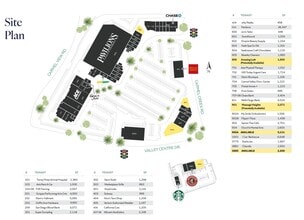 3804-3890 Valley Centre Dr, San Diego, CA à louer Plan de site– Image 1 sur 1