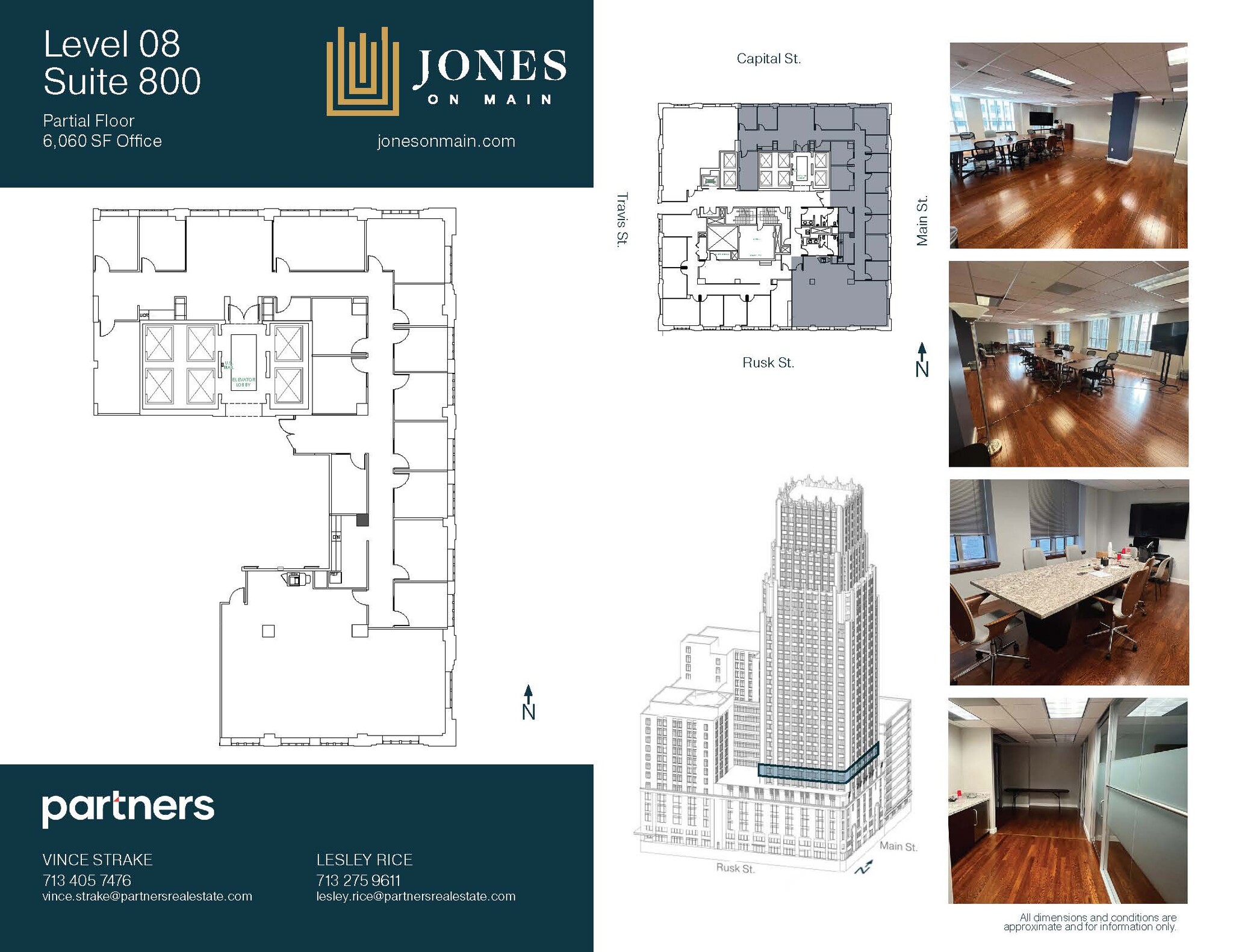 712 Main St, Houston, TX à louer Plan d’étage– Image 1 sur 2