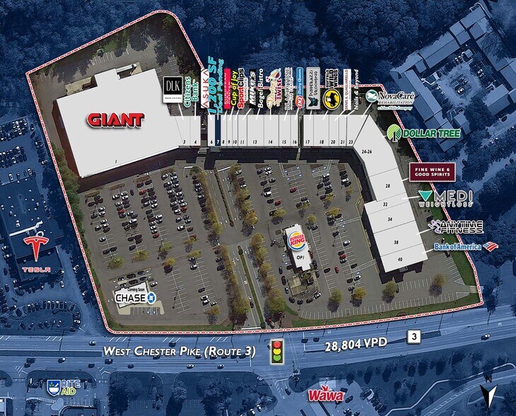 1502 West Chester Pike, West Chester, PA à louer - Photo de l’immeuble – Image 2 sur 13