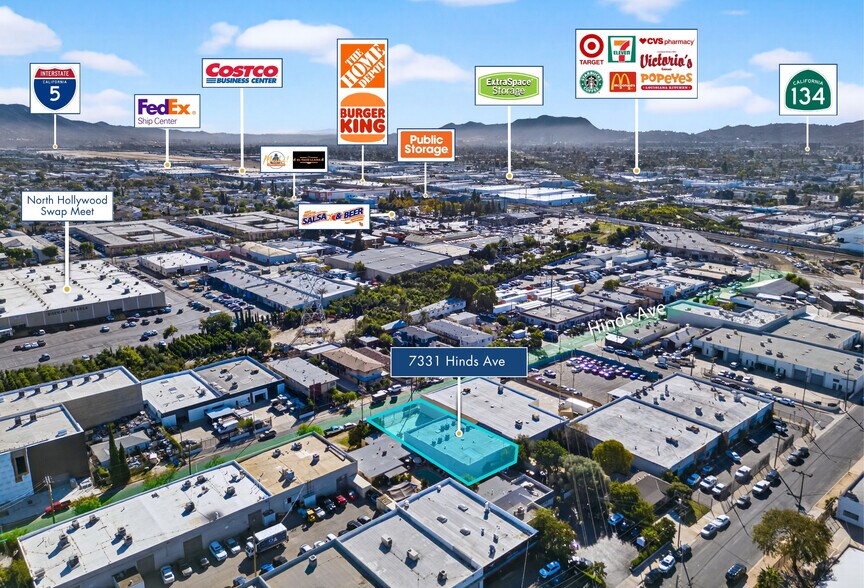 7331 Hinds Ave, North Hollywood, CA à vendre - Photo de l’immeuble – Image 2 sur 7