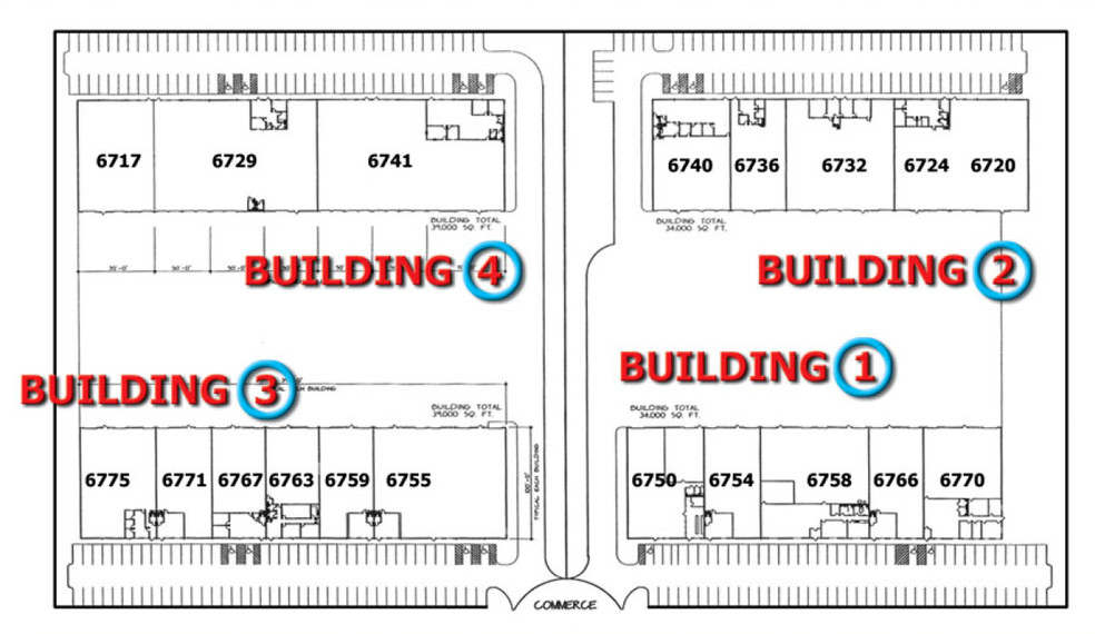 6751-6775 Commerce Court Dr, Blacklick, OH à louer - Plan de site – Image 3 sur 7