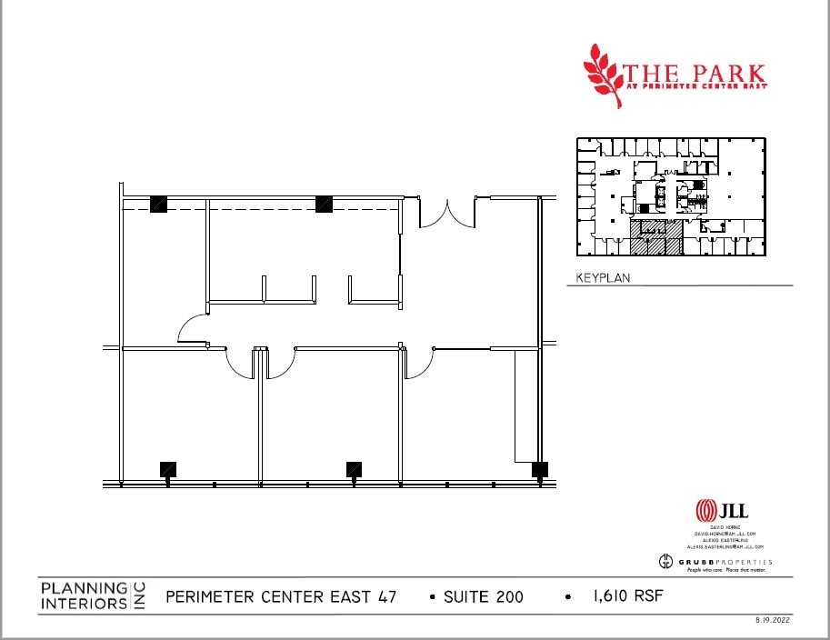 47 Perimeter Ctr E, Atlanta, GA à louer Plan d’étage– Image 1 sur 1