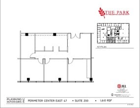 47 Perimeter Ctr E, Atlanta, GA à louer Plan d’étage– Image 1 sur 1