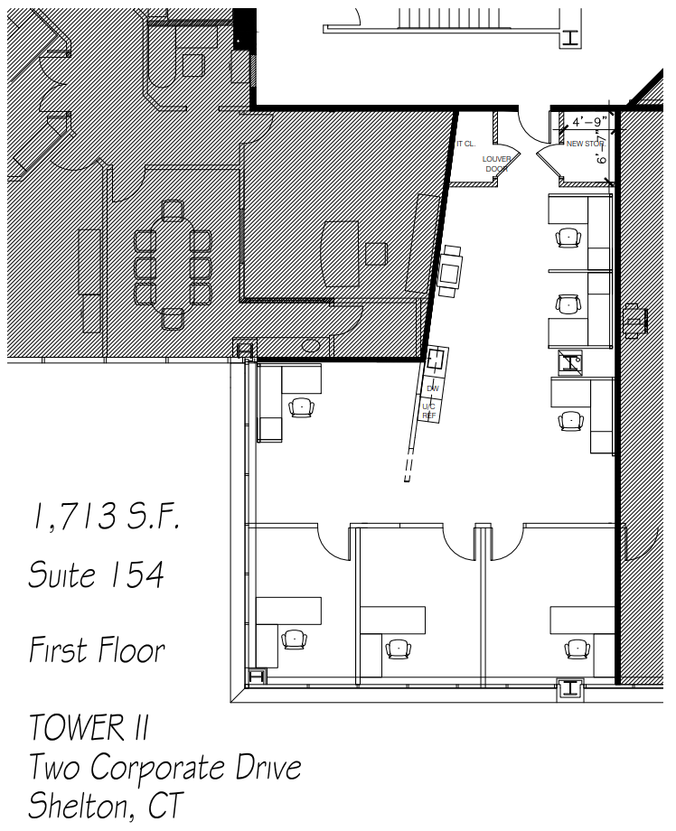 2 Corporate Dr, Shelton, CT à louer Plan d’étage– Image 1 sur 1