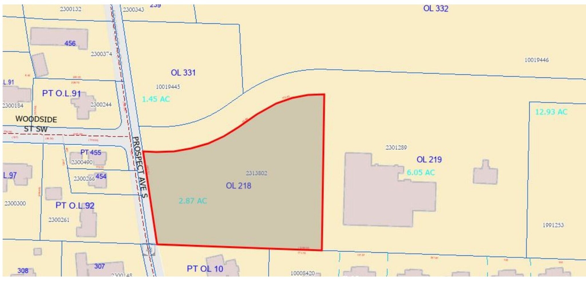 650 S Prospect Ave, Hartville, OH à vendre Plan cadastral– Image 1 sur 2
