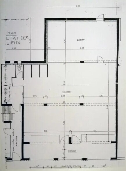 Local commercial dans Portes-lès-Valence à vendre - Plan d’étage – Image 1 sur 5