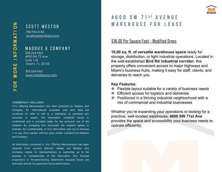 4600-4618 SW 71st Ave, Miami, FL à louer - Photo de l’immeuble – Image 2 sur 5