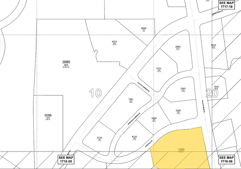 6131 Falls of Neuse Rd, Raleigh, NC à louer - Plan cadastral – Image 3 sur 44