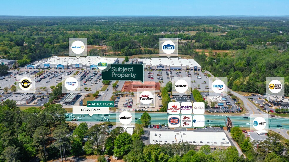 1675 S Highway 27, Carrollton, GA à vendre - Aérien – Image 3 sur 3