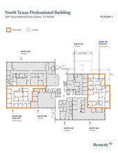 2817 S Mayhill Rd, Denton, TX à louer Plan d’étage– Image 1 sur 1