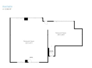 342 W Main Ave, Gastonia, NC à louer Plan d’étage– Image 1 sur 1