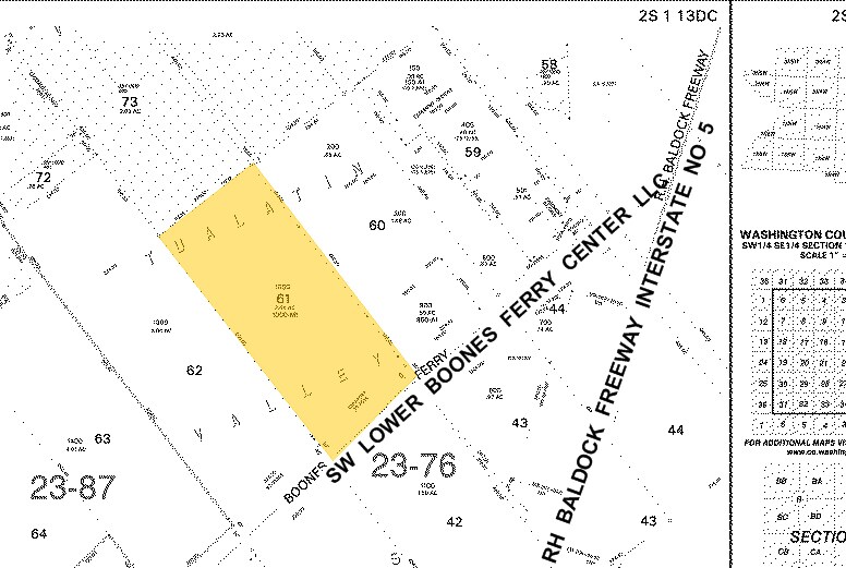 18015-18039 SW Lower Boones Ferry Rd, Tigard, OR à louer - Plan cadastral – Image 2 sur 7