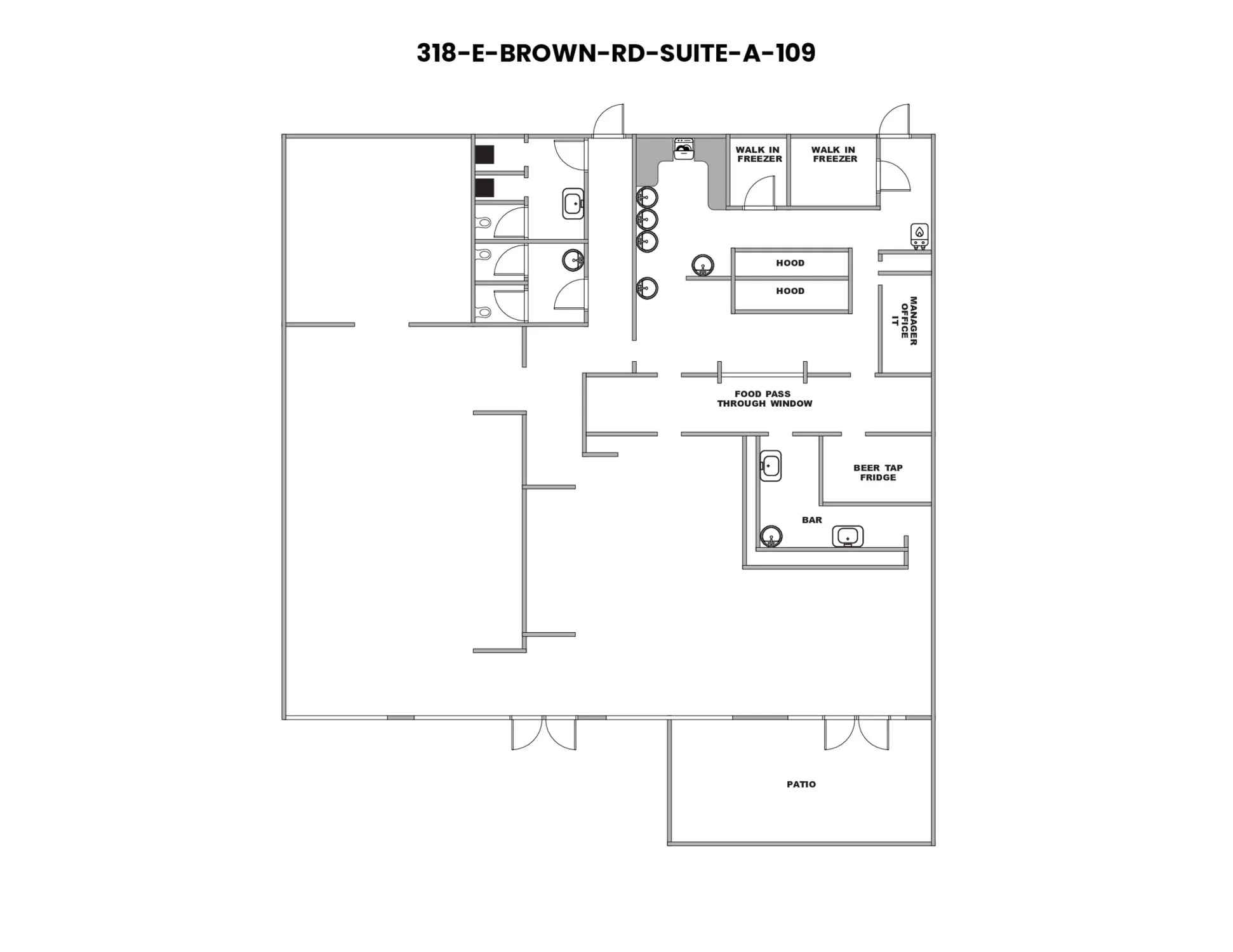 330 E Brown Rd, Mesa, AZ à louer Plan d’étage– Image 1 sur 1