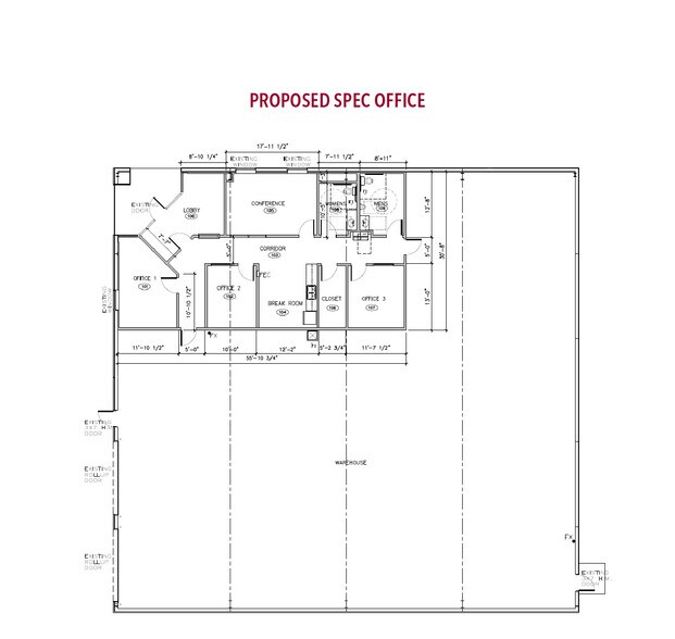 1663 S Cherry St, Tomball, TX à vendre - Plan d’étage – Image 3 sur 6