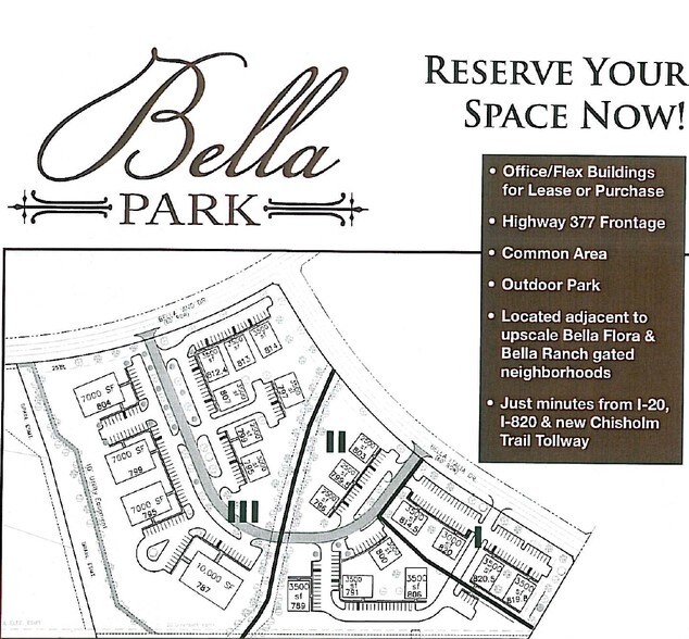 12101 Bella Italia Dr, Fort Worth, TX à louer - Plan de site – Image 3 sur 51