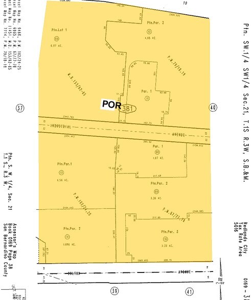 1402-1460 Industrial Park Ave, Redlands, CA à louer - Plan cadastral – Image 2 sur 3