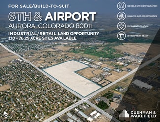 Plus de détails pour 6th & Airport Blvd, Aurora, CO - Industriel/Logistique à louer