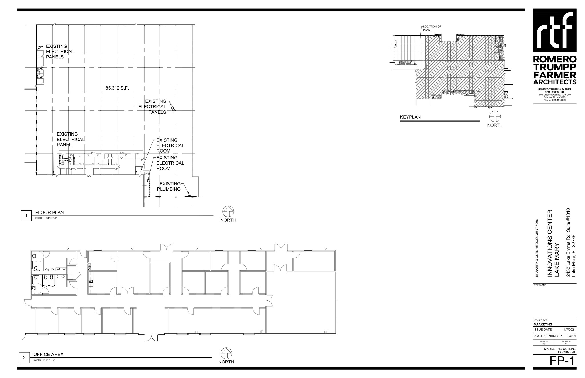 2452 Lake Emma Rd, Lake Mary, FL à louer Plan de site– Image 1 sur 1