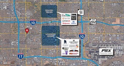 1805 W Van Buren St, Phoenix, AZ - Vue aérienne  vue de carte