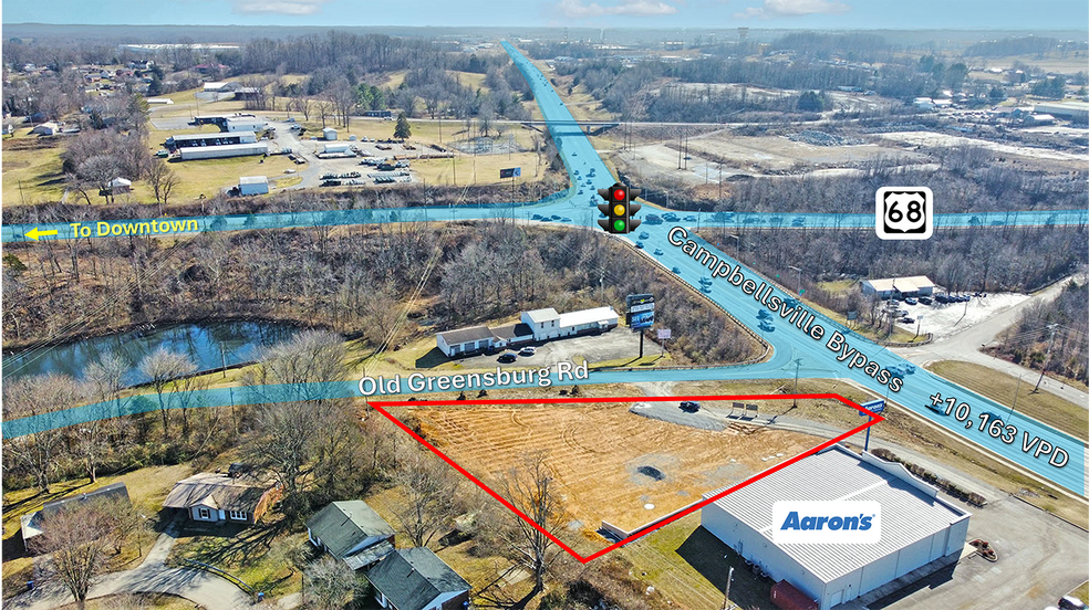 110 Campbellsville Byp, Campbellsville, KY à vendre - Aérien – Image 3 sur 7