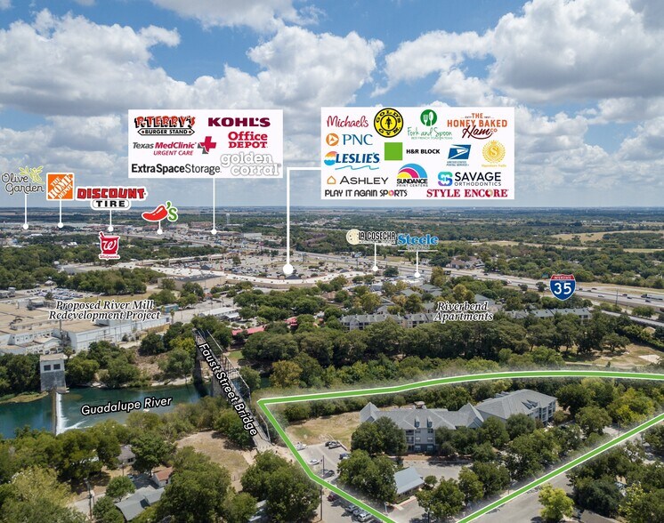 1045 Sanger Ave, New Braunfels, TX à vendre - Photo de l’immeuble – Image 2 sur 20