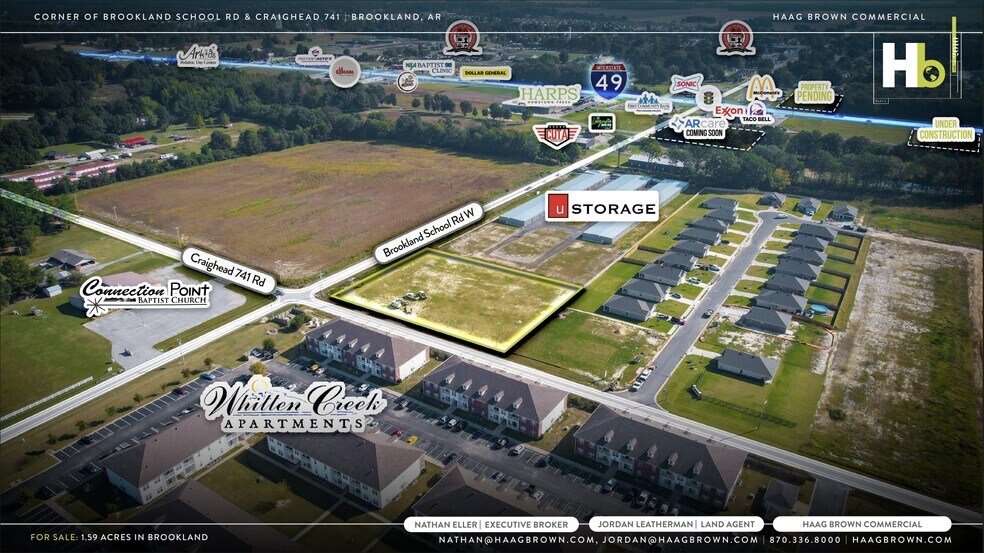 Brookland School Rd. w, Brookland, AR à vendre - Photo de l’immeuble – Image 3 sur 9