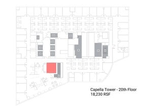 225 S 6th St, Minneapolis, MN à louer Plan de site– Image 1 sur 1