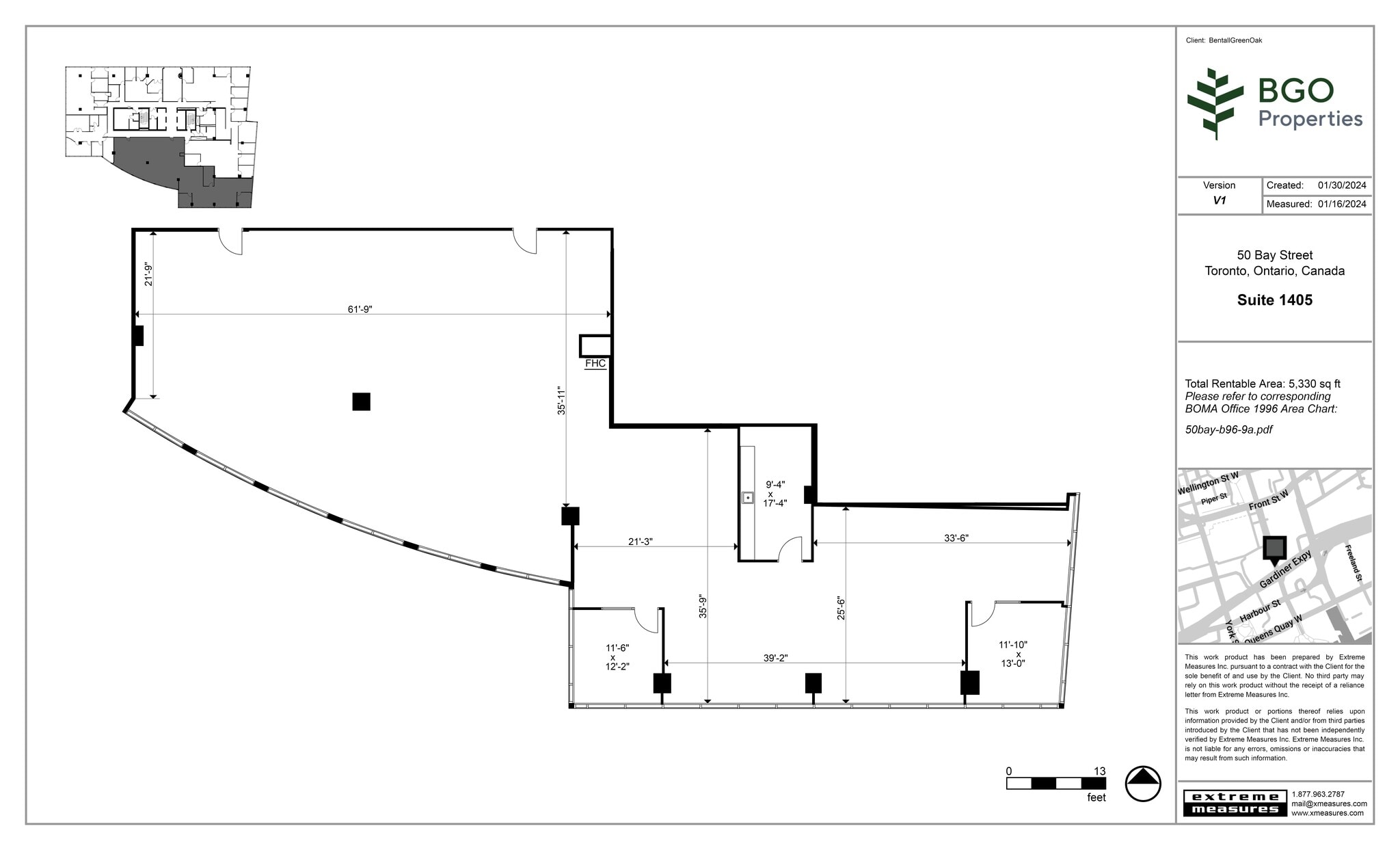 50 Bay St, Toronto, ON à louer Plan de site– Image 1 sur 2
