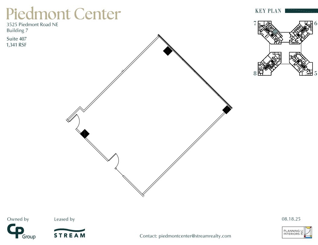 3495 Piedmont Rd NE, Atlanta, GA à louer Plan d’étage– Image 1 sur 1