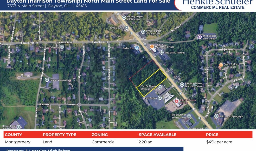 7337 N Main St, Dayton, OH à vendre - Photo de l’immeuble – Image 1 sur 2